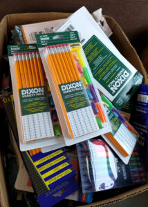 Pencils in a box